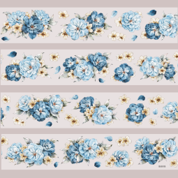 1.20〆1月末発送【墨墨】マステ maskingtape 雾蓝