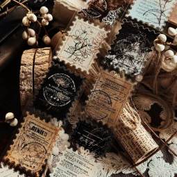 2.12〆【lin】maskingtape マステ 时光印记邮票