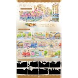 2.12〆【景物志】マスキングテープ maskingtape 1月新品 冬日灯雪城镇乡