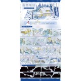 2.12〆【景物志】マスキングテープ maskingtape 1月新品 冬日灯雪城镇乡