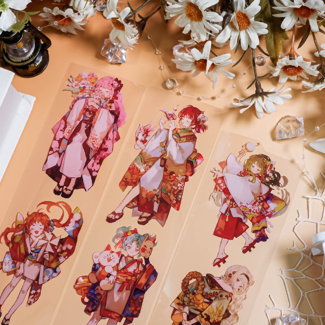 sale 100【纯情男友】マステ maskingtape 于烟火闪烁的夜 pet