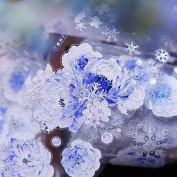 2月発送【小白家】マステ maskingtape 映雪蓝