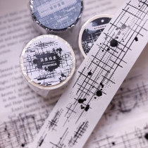 2月発送【小白家】マステ maskingtape 淡墨线