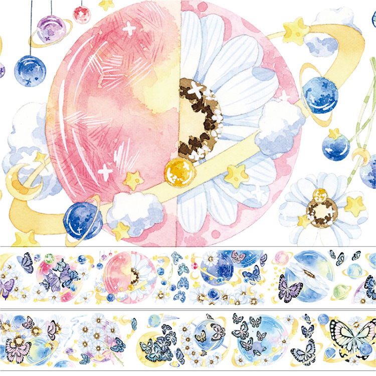 sale S6【新七天】マスキングテープ 蝴蝶星球