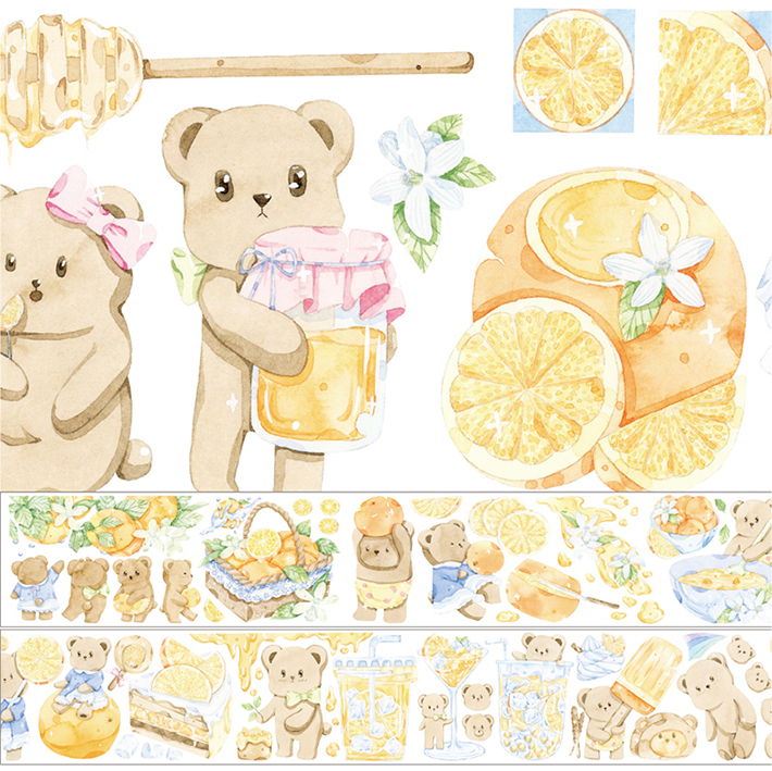 sale S7【11月上旬発送】マスキングテープ 新七天 蜜蜜熊