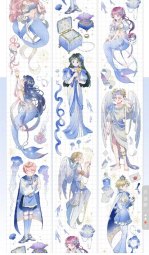 sale S7【空物馆】マスキングテープ 云与海之歌 贝壳光