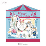 3月発送【molinta】マステ maskingtape molinta  猫的冒险
