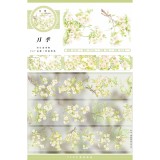 4.12〆【zero】マスキングテープ maskingtape 二月新品 春芳草地田溪水花鸟
