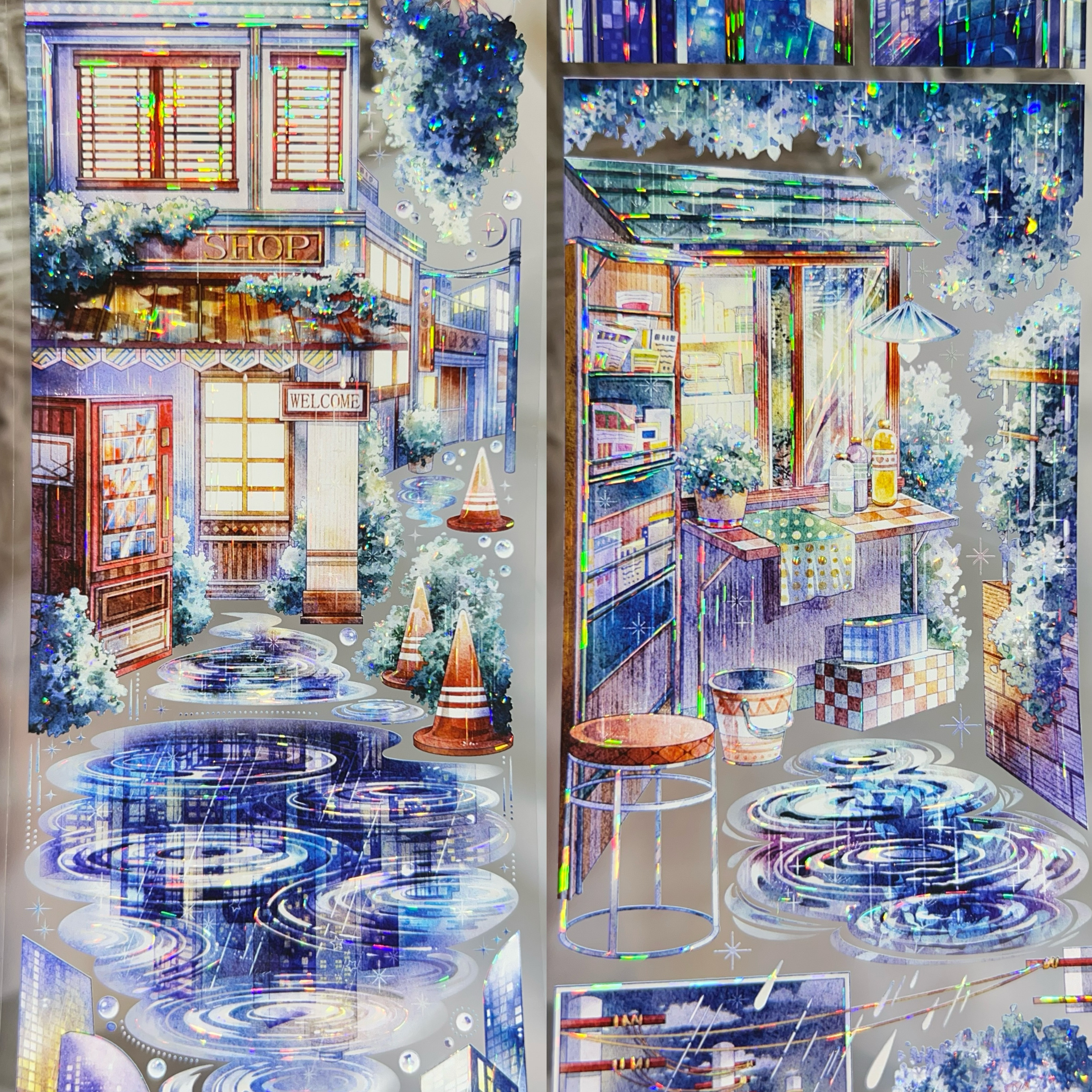 A【studiovi】マスキングテープ 秘密花园 贝壳光