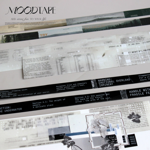 5.12〆 5月末発送【moodtape】maskingtape マステ 风景诗人 CODE 模糊的记忆