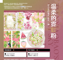 sale【田小宝】マスキングテープ 温柔的霓虹粉 pet