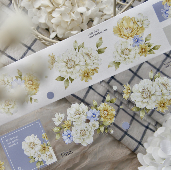 6月発送【甜橙】マステ maskingtape 花漾蔷薇