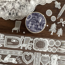 7月発送【molinta】マステ maskingtape molinta  旧巴黎蕾丝pet