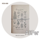 7月発送【molinta】note case ノートカバー 阿卓M5/A7/A6per活页本