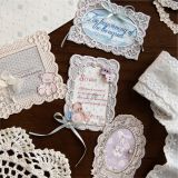 6.11〆【陌墨】シール sticker  钩花信札