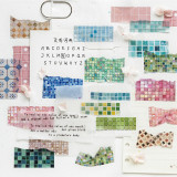 6.11〆【糖诗】マステ maskingtape  琉璃彩砖