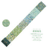 6.11〆【糖诗】マステ maskingtape  琉璃彩砖