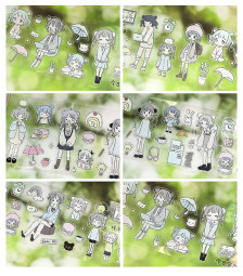 6.13〆【新七天】maskingtape マステ 上班日-PET模切-5cm*5m