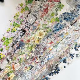 【福袋】小白 壹洱 マスキングテープ 切り売り（長さ10-20cm）9点入