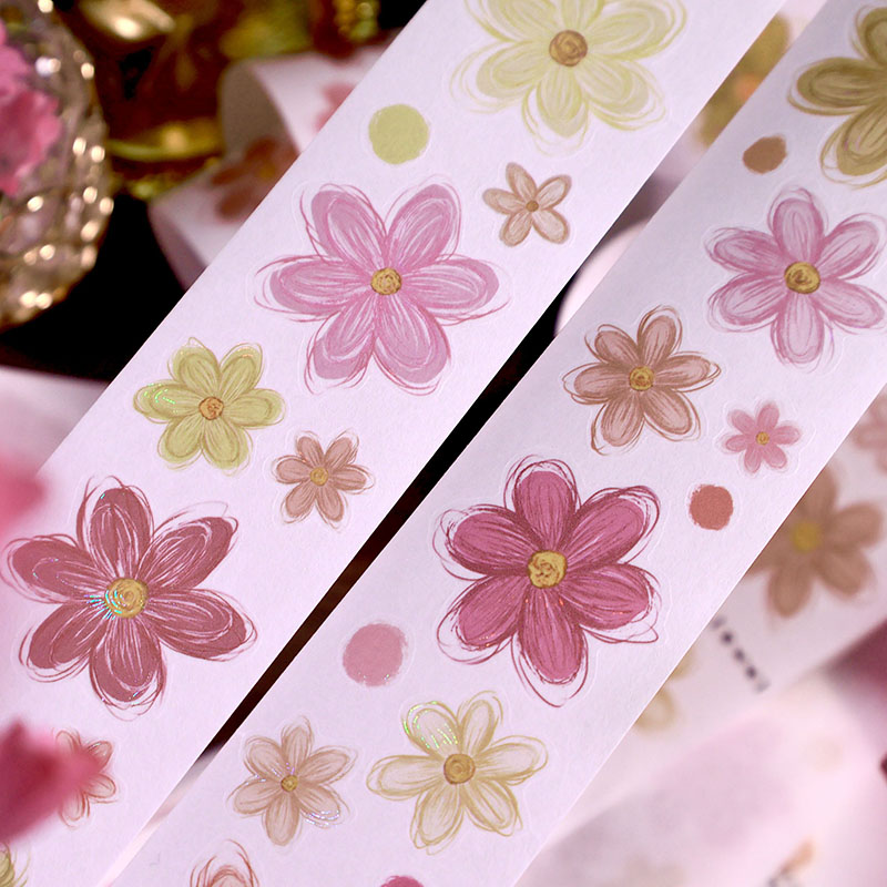 海外マステ　21巻まとめ売り　花装飾 7.25〆【繁花】マステ maskingtape 奶芙花