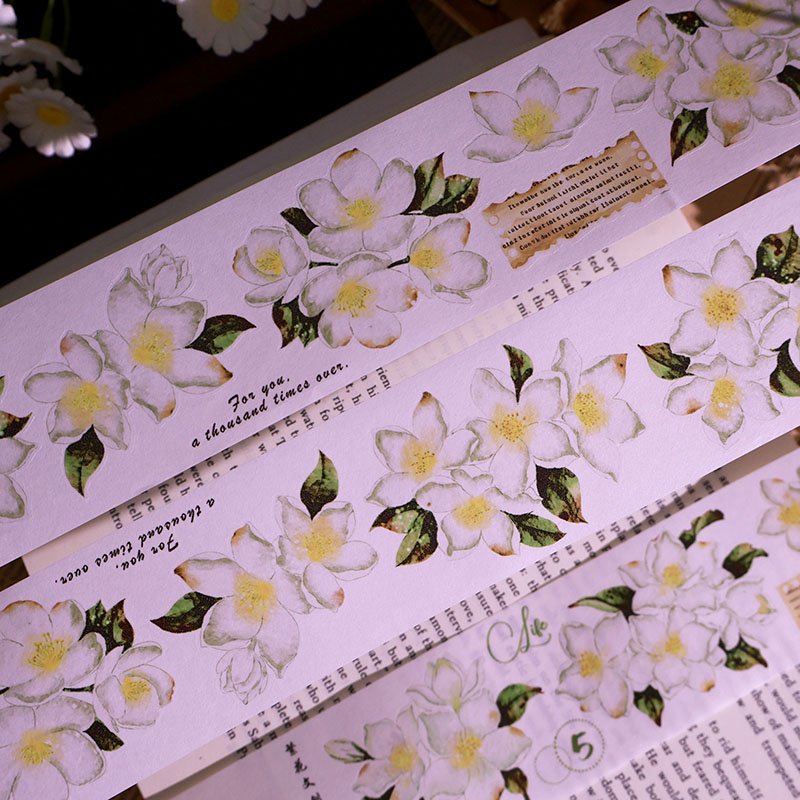 7.25〆【繁花】マスキングテープ maskingtape 四季春