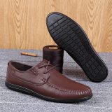 Male Leisure Shoes Big Size 37-45 casual Oxford Mens Genuine Leather Designer Shoes Men Luxury Shoes Black Business Sneaker %