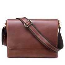 N50 Newsbirds Leather Shoulder Bag For Men Male Vintage Style Leather Crossbody Bag Menssenger Bags School Bags Size A4 Men Bags