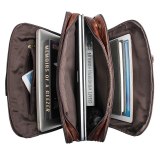 N100 Luxury Famous Brand Design Men Briefcase Genuine Leather Laptop Computer Bag For Business Travel Travelling Men Formal Bag