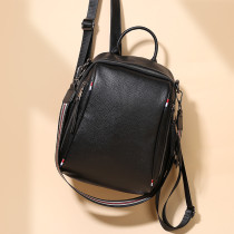 N64 Nesitu High Quality New Fashion Black Small Genuine Leather Women Backpack For Girl Real Skin Female Shoulder Bags M912