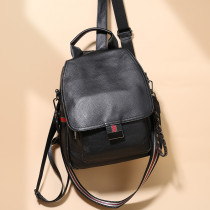N63 Nesitu High Quality New Fashion Black Genuine Leather Women's Backpack For Girl Real Skin Female Shoulder Bags M9096