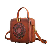 N81 Nesitu Highend New Fashion Green Brown Grey Red Genuine Leather Small Women's Handbag Shoulder Messenger Bag Female M3028