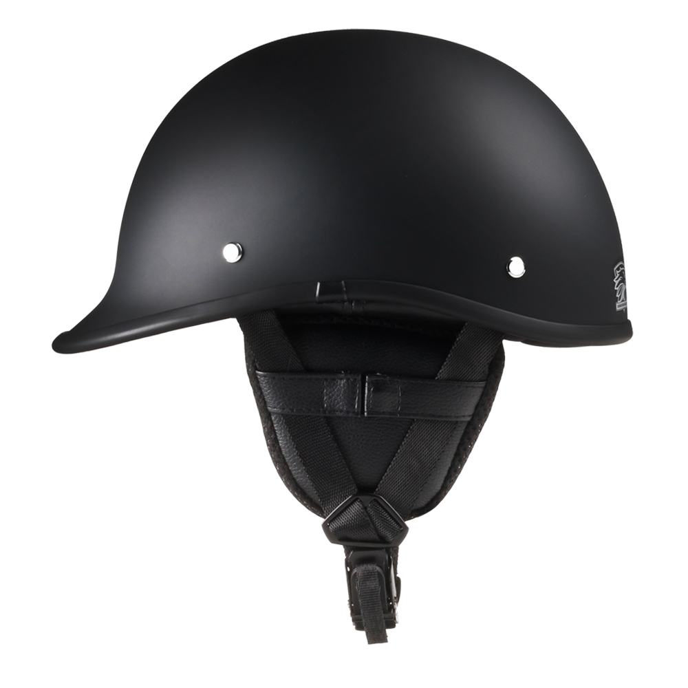 Smallest Motorcycle Polo Helmet Matte Black