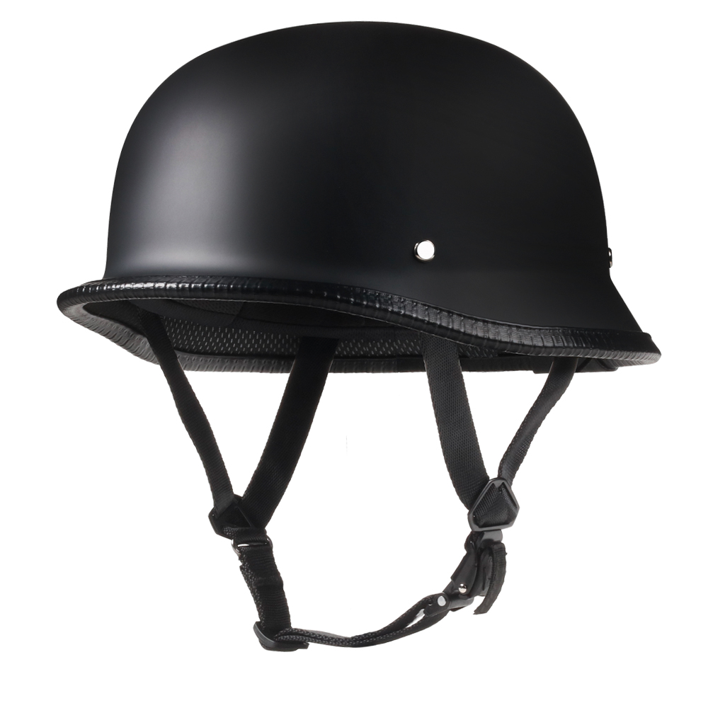 Gloss/Matte Black/Carbon Fiber DOT German Half Face Helmet Shockproof for Honda 