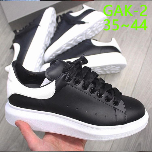 Men's and women's thick soled white shoes