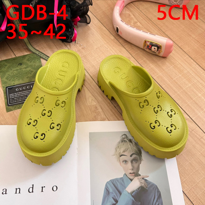 Thick soled summer slippers