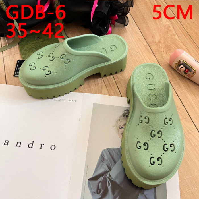 Thick soled summer slippers