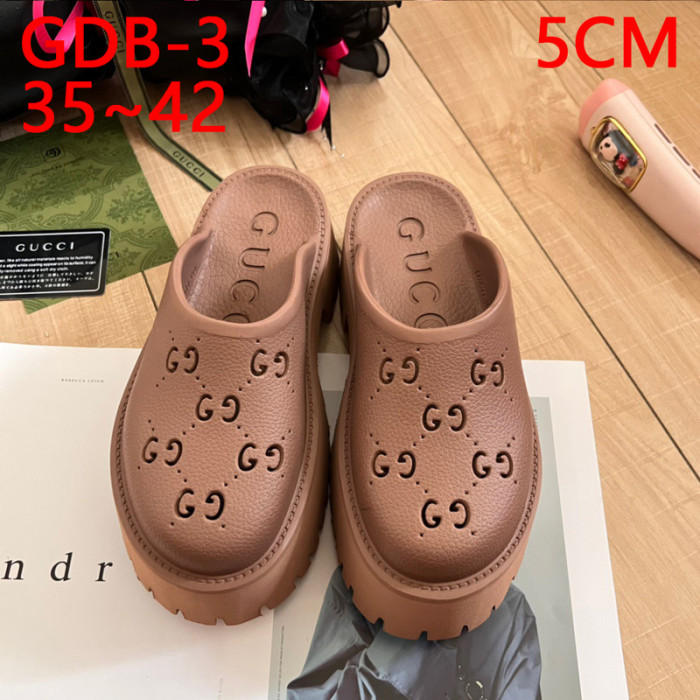 Thick soled summer slippers