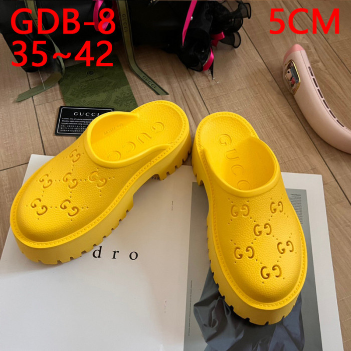 Thick soled summer slippers