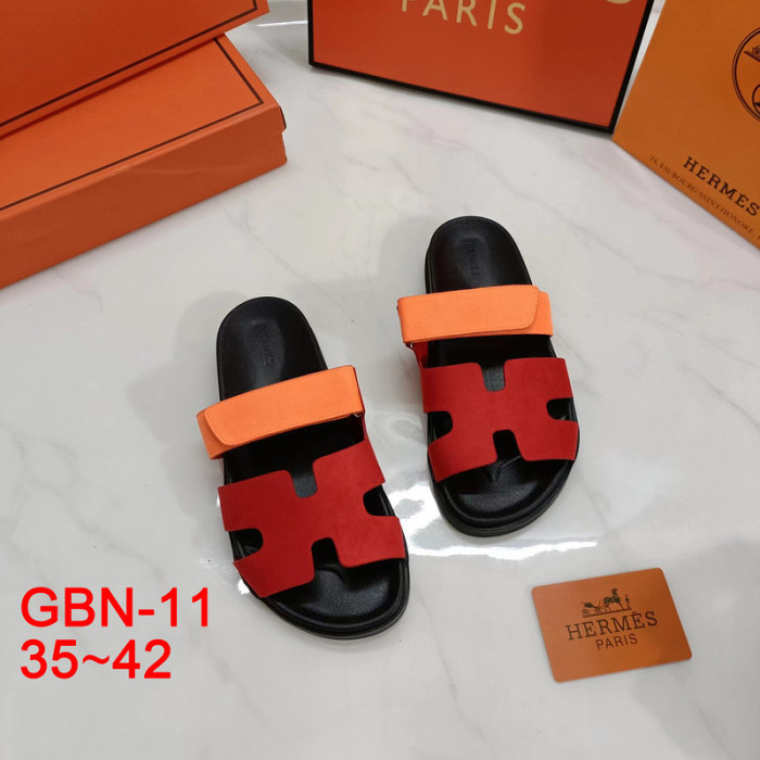 Summer men's and women's flat slippers