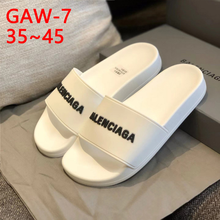 Summer men's and women's flat slippers