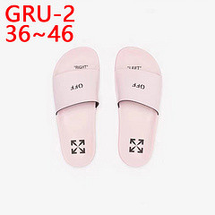 Summer men's and women's flat slippers