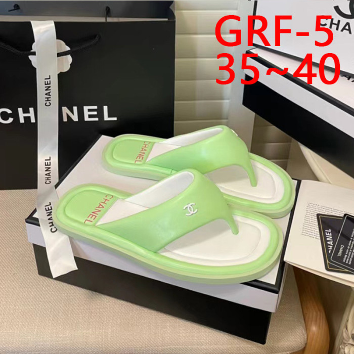 Summer men's and women's flat slippers