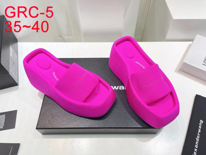 Ladies' thick soled slippers