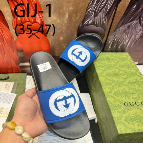Summer men's and women's flat slippers