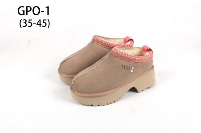 Men's and women's winter fur slippers