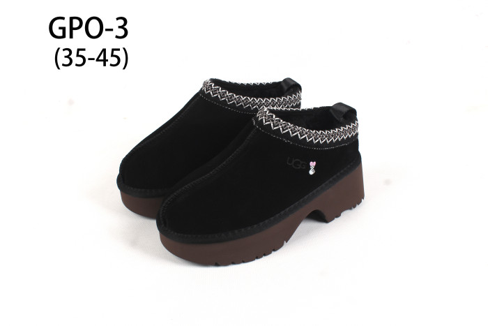 Men's and women's winter fur slippers