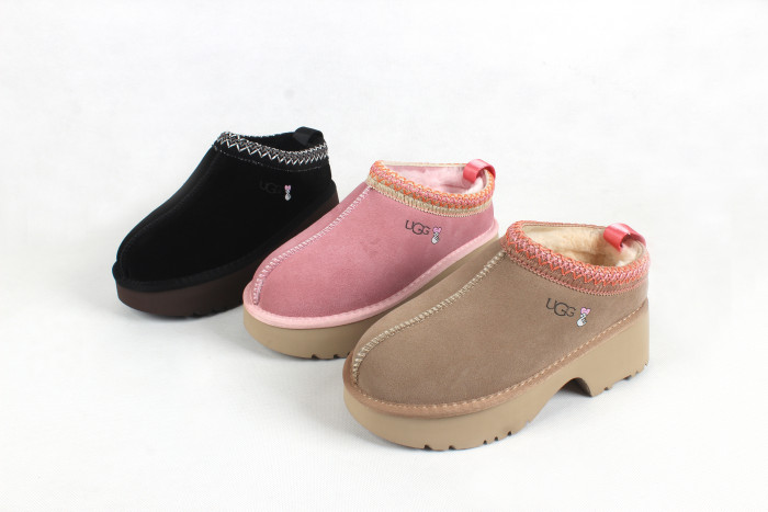 Men's and women's winter fur slippers