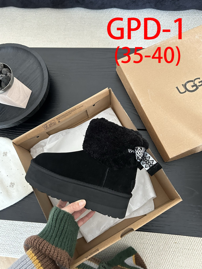 Men's and women's winter fur boots