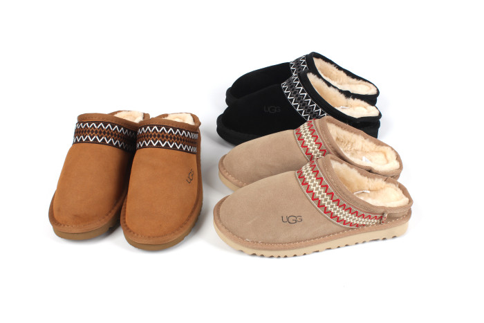 Men's and women's winter fur slippers