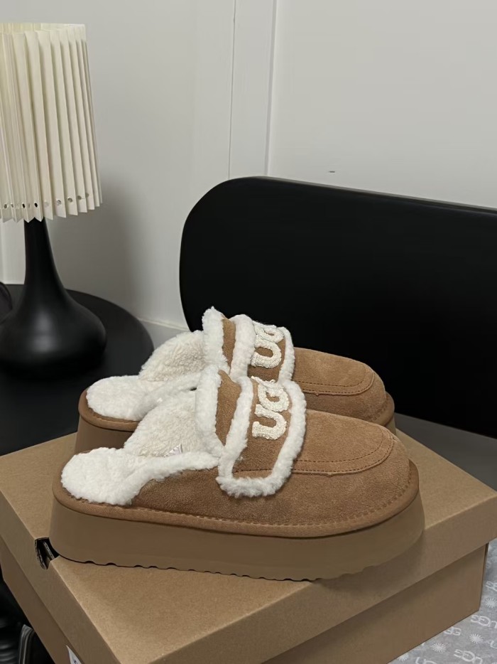 women's thick soled winter fur shoes
